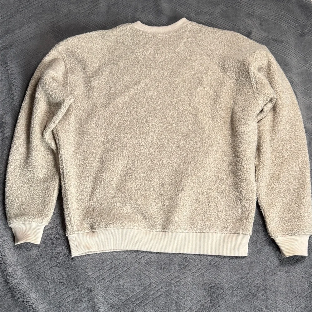 Outdoor Voices Megafleece Oatmeal Wool Crewneck Extra Small